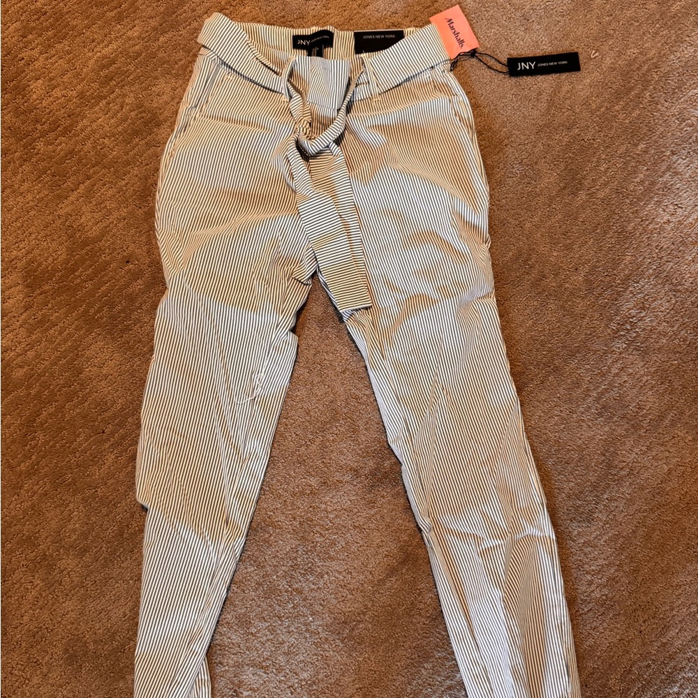 Jones New York High Rise Black and White Jeans